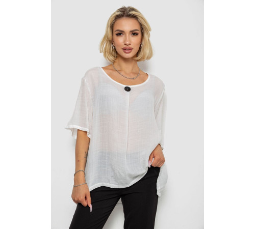 Блуза, цвет молочный, 244RM202