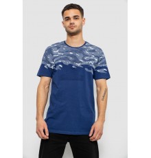 Футболка чоловіча з принтом, колір синій, 244R2917