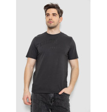 Футболка чоловіча з принтом, колір темно-сірий, 241R1908.