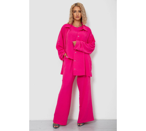 Костюм женский тройка, цвет розовый, 102R5255
