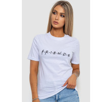 Футболка женская с принтом, цвет белый, 238R57396