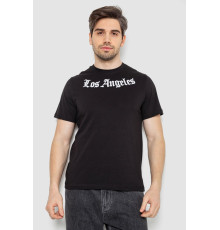 Футболка чоловіча з принтом, колір чорний, 241R1904