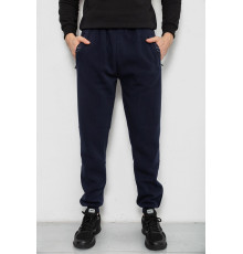 Спортивні штани на флісі, колір синій, 244R41748