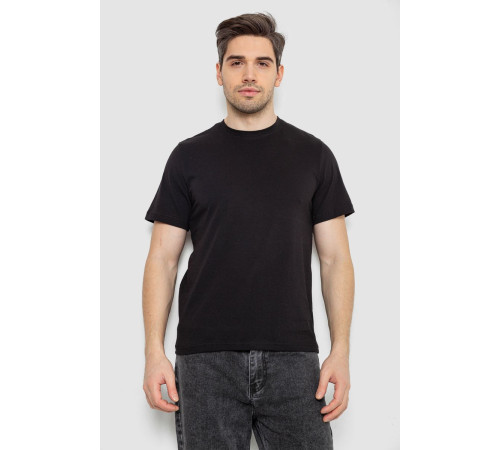 Футболка мужская с принтом, цвет черный, 241R1907