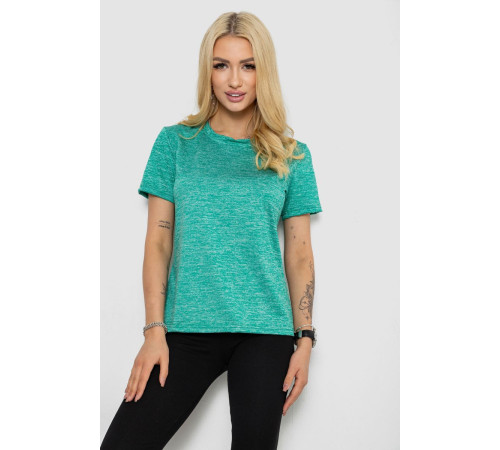 Футболка женская, цвет зеленый, 244R2220