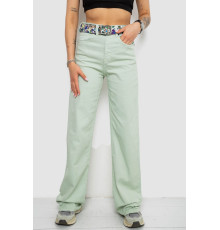 Джинсы женские, цвет мятный, 250R00146