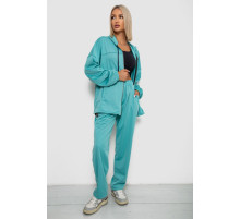 Спортивный костюм женский, цвет бирюзовый, 238R114-1
