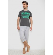 Піжама чоловіча, колір сірий, 243R6208