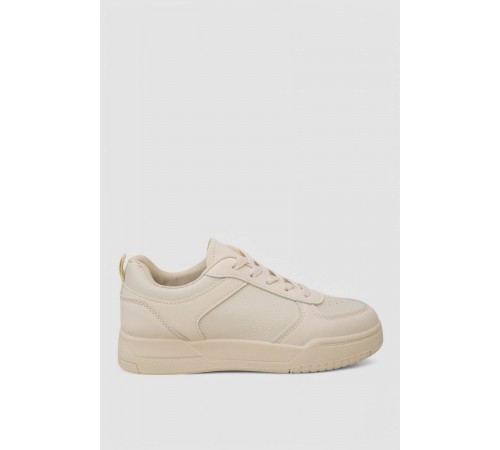 Кеды женские однотонные, цвет бежевый, 248RAD150