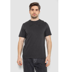 Футболка чоловіча з принтом, колір темно-сірий, 241R1902.
