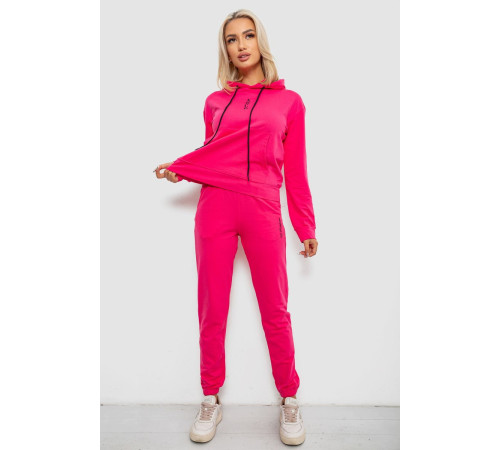 Спортивный костюм женский двухнитка, цвет розовый, 214R1419-001