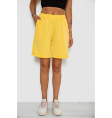 Шорты женские однотонные, цвет светло-желтый, 238R57820