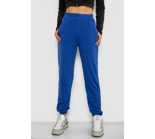 Спортивные штаны женские, цвет синий, 238R325