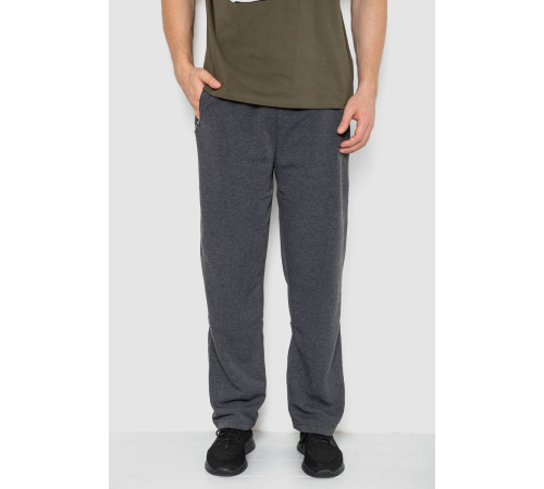 Спорт штаны мужские, цвет темно-серый, 244R41260