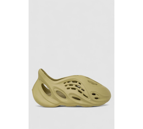 Кроксы женские с закрытым задником, цвет зеленый, 248RCX302