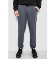 Спортивные штаны мужские двухнитка, цвет серый, 241R8003