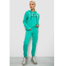 Спортивний костюм жіночий двонитка, колір м'ятний, 214R1419-007