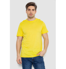 Футболка чоловіча базова білизняна, колір жовтий, 244R121
