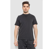Футболка мужская с принтом, цвет темно-серый, 241R1904