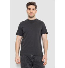 Футболка чоловіча з принтом, колір темно-сірий, 241R1904