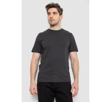 Футболка мужская с принтом, цвет темно-серый, 241R1907