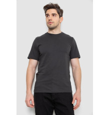 Футболка чоловіча з принтом, колір темно-сірий, 241R1907