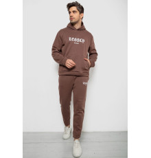 Спортивный костюм мужской на флисе, цвет мокко, 238R57046
