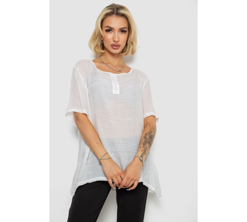 Блуза, цвет молочный, 244RM206