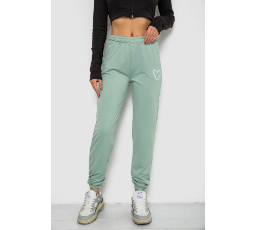 Спортивные штаны женские, цвет оливковый, 238R324