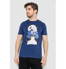 Футболка чоловіча з принтом, колір синій, 244R5996