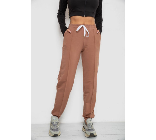 Спорт штани женские, цвет темно-бежевый, 247R4670-1