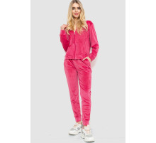 Спорт костюм женский велюровый, цвет розовый, 244R20304
