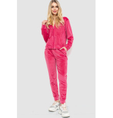 Спорт костюм женский велюровый, цвет розовый, 244R20304