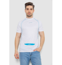 Футболка чоловіча з принтом, колір білий, 244R0508