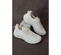 Кроссовки мужские текстильные, цвет белый, 244RJ1078