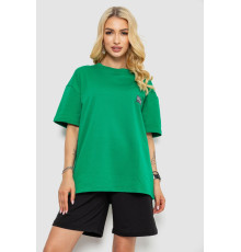 Костюм женский повседневный, цвет зеленый, 241R5004-1