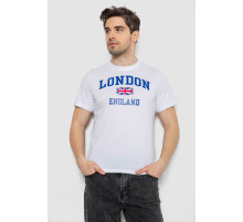 Футболка мужская с принтом, цвет белый, 241R1909