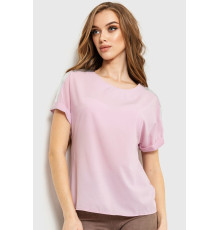 Блуза повсякденна, колір світло-бузковий, 230R101-2.