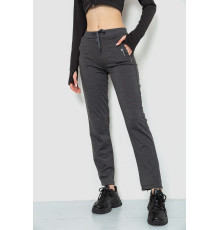 Спорт штани жіночі, колір темно-сірий, 244R514