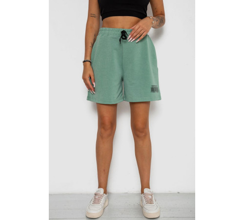 Шорты женские с принтом, цвет оливковый, 238R132