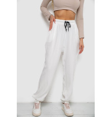 Штаны женские катоновые, цвет белый, 244RLE-071