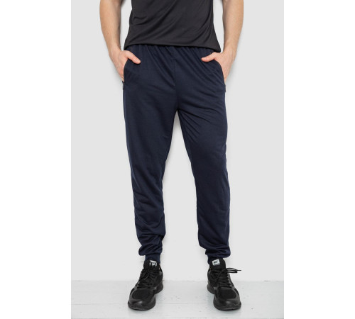Спорт штаны мужские, цвет темно-синий, 244R41512