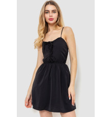 Сарафан-комбінезон однотонний, колір чорний, 129R1047-1