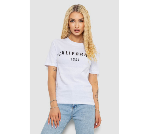 Футболка ж., цвет белый, 241R131