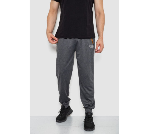 Спорт штаны мужские, цвет темно-серый, 244R4732