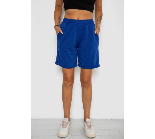 Шорты женские однотонные, цвет электрик, 238R57820