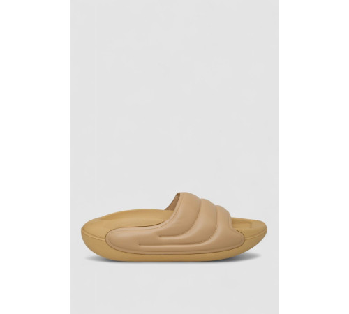 Шлепанцы женские, цвет темно-бежевый, 248RYY03