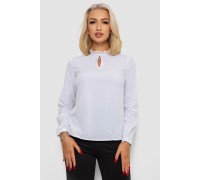 Блуза однотонная, цвет белый, 230R232-1