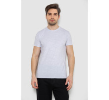 Футболка мужская однотонная базовая, цвет светло-серый, 244R2405