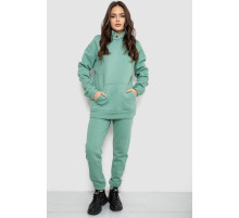 Спортивный костюм женский на флисе, цвет оливковый, 102R7711